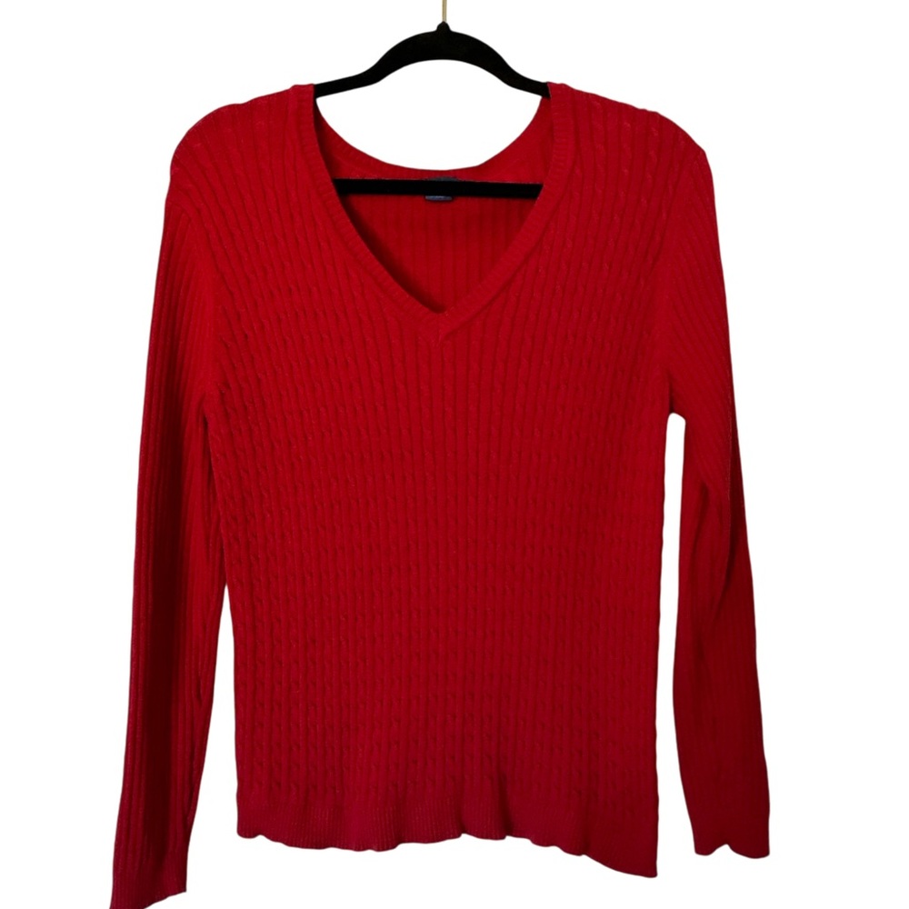 EVAN PICONE Red Sweater Size‎ Large